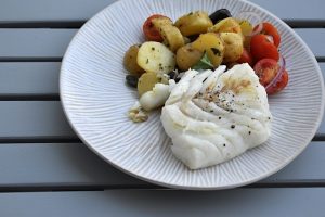 Kabeljau & Kartoffel-Kapern-Salat