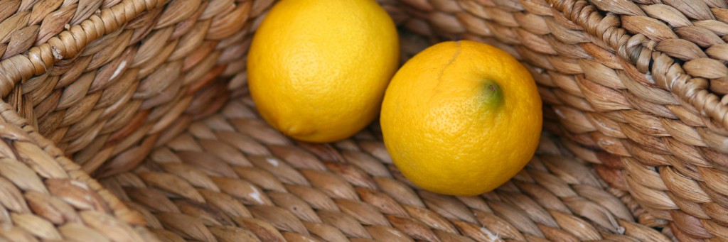 Zitronen im Korb